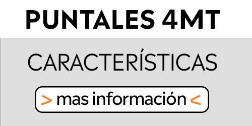 puntales metálicos o pie derecho metálico para construcción y de acero